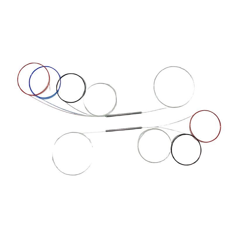 Dual window single mode wideband fiber coupler 1x3