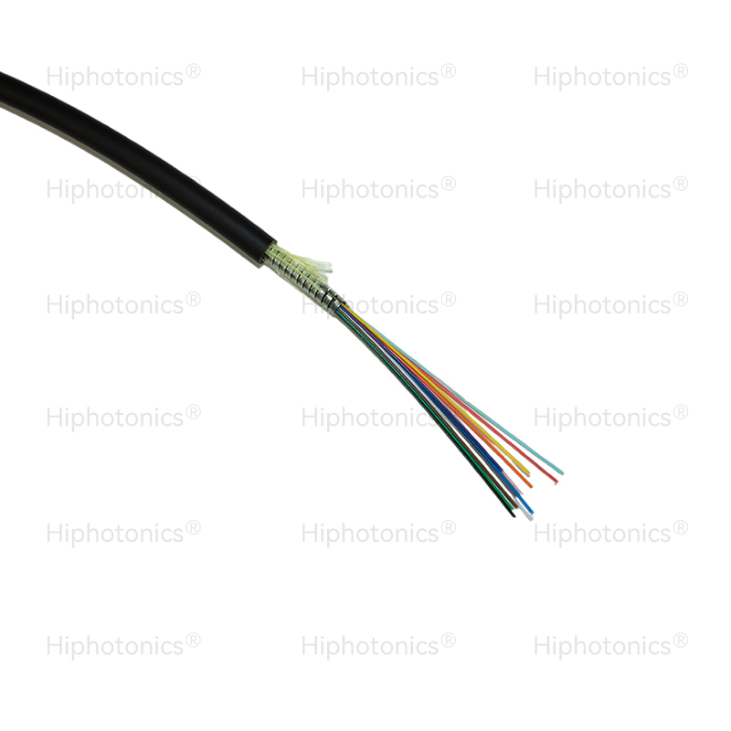 Armored single sheath optic cable