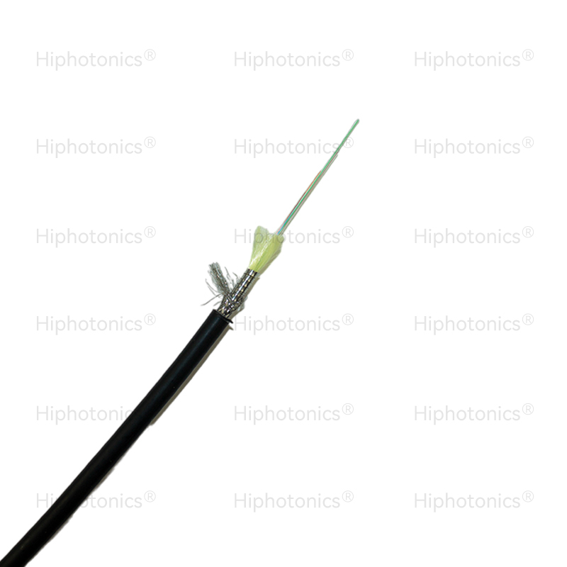 Armored multi core double sheath optic cable